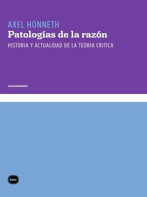 cover image of Patologías de la razón